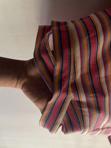 Striped Crop Top