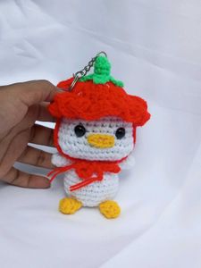 Crochet Duck Keychain🦆