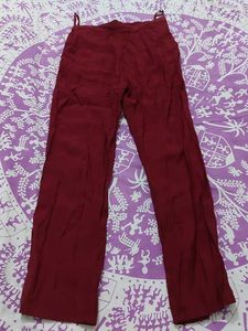 Elegant Maroon Kurta with Embellished Neckline