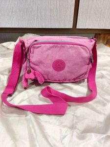 Pink Kipling Crossbody Bag