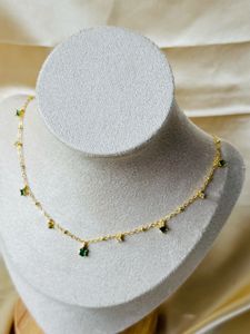Winnie Green Charms necklace Anti-tarnish