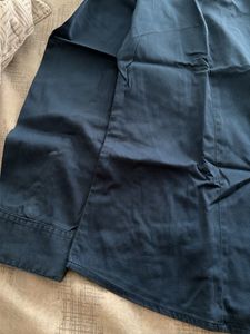 Blue Collared Button-Down Shirt