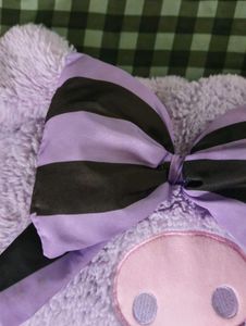 Kawaii Sanrio kuromi face Plushie / Pillow
