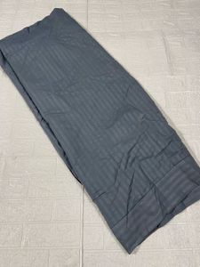 Grey Striped dual bed mattress cover
