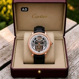 Cartier Roman Figures &amp; Tourbillon Back Open Autom