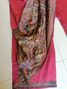 Super classy Indo Western saree jumpsuit.