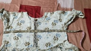Floral Tiered short Kurta
