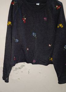 Resham Work Wool Top