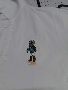 Kid's White Polo T-Shirt