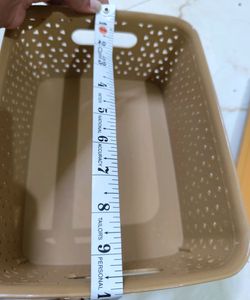 Pack Of 3 Multipurpose Storage Basket With Lid..
