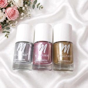MYGLAMM Chromatic Nail Enamel Set 3