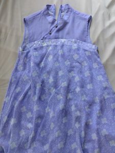 Lilac Floral Print Gown