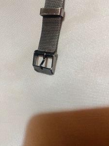 Elegant Silver-Tone Mesh Strap Watch