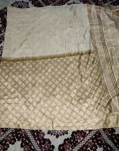 Branded Crepe &amp;cotton Silk Saree