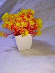 Set of 2 Yellow Artificial Flowers