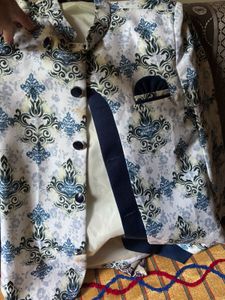 Boy's Printed Ethnic Jacket