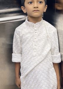 Boys Peach Kurta (each1)450) 2picexset