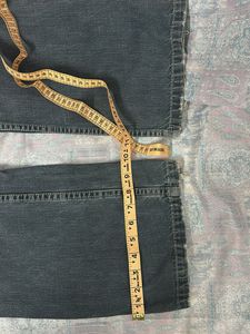 Washed Grey Dark Wash Jeans