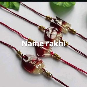 Coustomize Resin Rakhi For Brother &amp; Best Bro