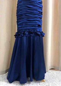 Elegant Ruched Strapless Evening Gown