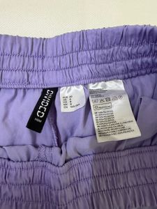 Purple Wide Leg Pants
