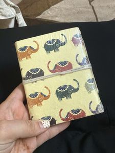 Cute Elephant Print Notebook