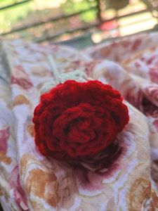 Handmade Crochet Rose 🌹