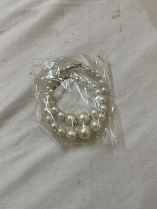 Elegant Pearl Hoop Earrings