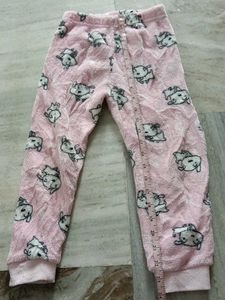 Cute Pink Fluffy Pajama Pants