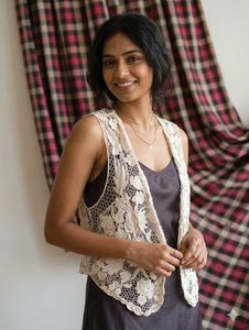 Boho Lace Vest