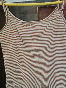 Chic Striped Korean Camisole