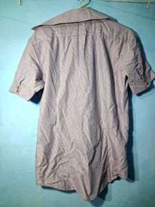 Men's Blue Gingham Short Sleeve Shirt