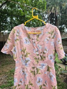 Chic Floral Print Midi Dress
