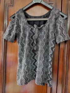 Party Wear Black Top