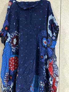 Blue Floral Kaftan