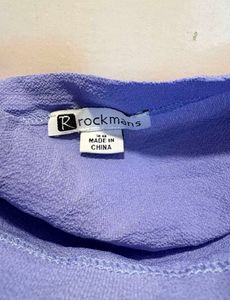 Lavender Off-Shoulder Top