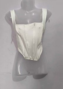 Chic White Corset Top