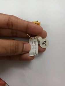 beautiful AD stone ring size around 18