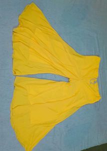 Vibrant Yellow Sharara Set with Dupatta