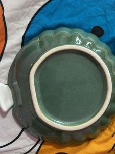 Decorative Green Shell Plate