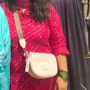 Pink Bandhani Print Kurta &amp; pant