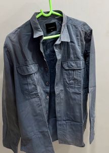 Blue Casual Men's Shirt
