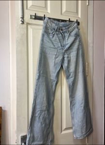 Light Wash Wide Leg Jeans