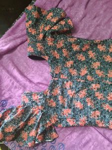 Floral Print Kurta