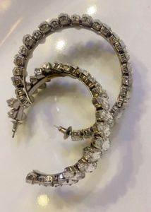 New Sparkling Hoop Earrings