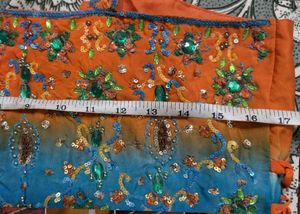 Embellished Ombre Lehenga with 2 blouses