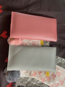 Brand New Cute Studded Heart Wallet with Keych
