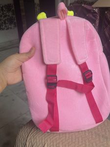Cute Pink Monkey Plush Backpack