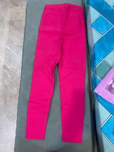 Bright Pink High Waisted Pants