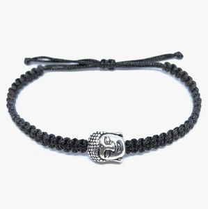 German Silver Budha Beads 8 Pcs